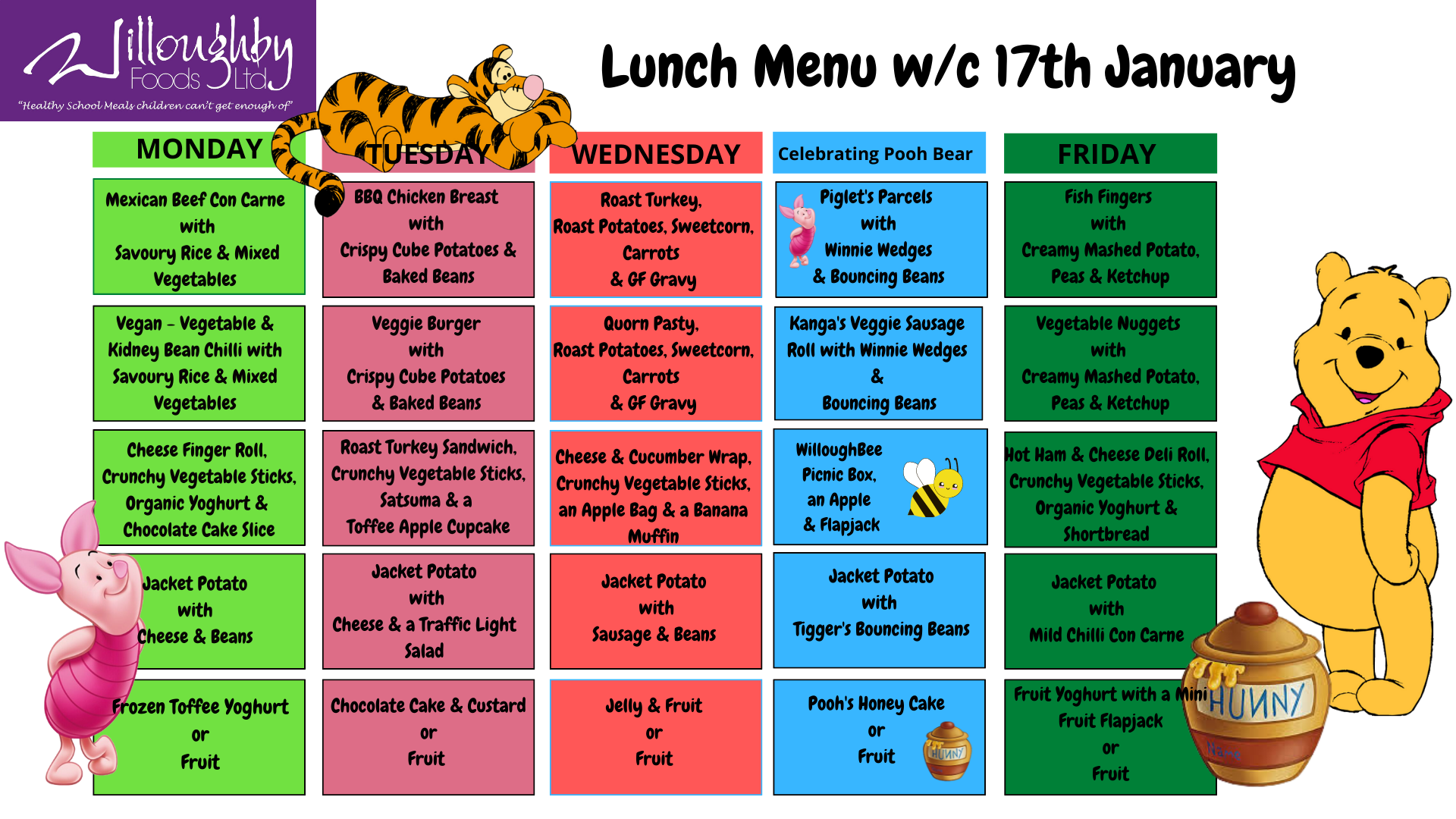 Lunch Menu